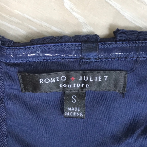 Romeo & Juliet couture blue prom, cocktail dress - Picture 7 of 8